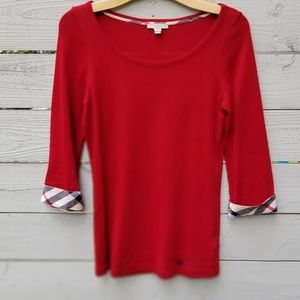 🐴 ❤️  Scoop Neck Three-Quarter Sleeve T-Shirt
Size: Large 🐴 ❤️
